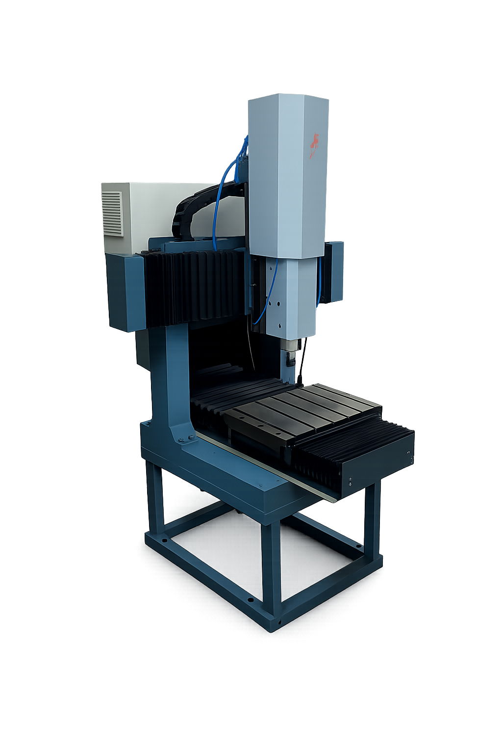 Angled view of Swagat Enterprises CNC engraving machine